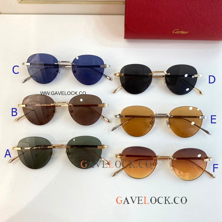 Santos de Cartier ct0331s Glasses Gold Frames